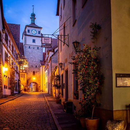Gaestehaus Am Weissen Turm Rothenburg ob der Tauber Exterior foto