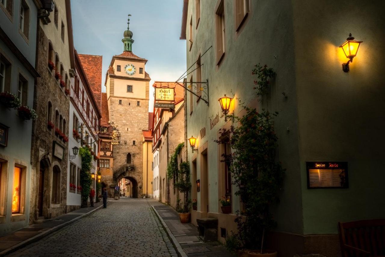 Gaestehaus Am Weissen Turm Rothenburg ob der Tauber Exterior foto