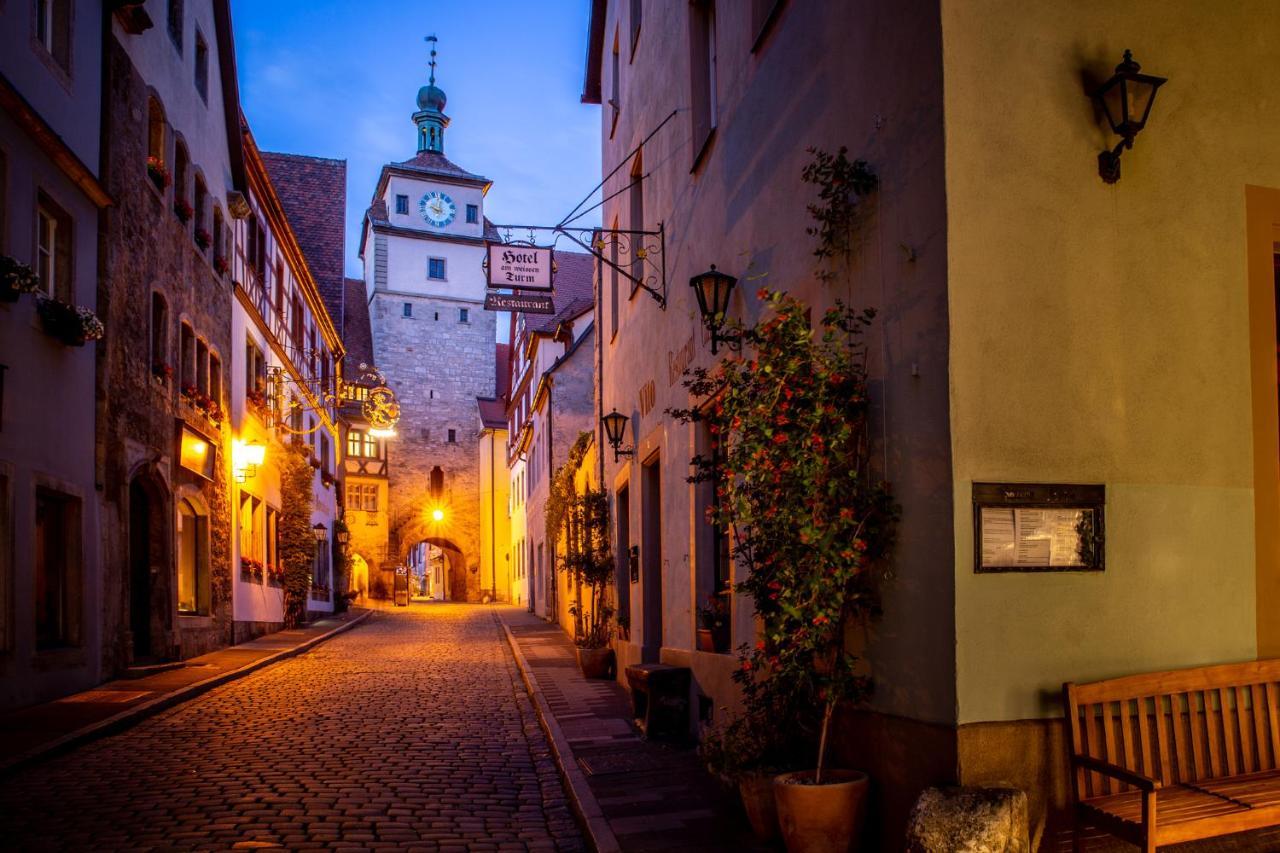 Gaestehaus Am Weissen Turm Rothenburg ob der Tauber Exterior foto